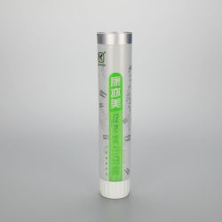 35mm 120g empty tube toothpaste aluminum tube laminated toothpaste tube with white screw cap