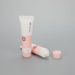 Eco-friendly 30ml personal care plastic cosmetic tube for facial cleanser with screw cap