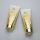 6oz/180g high glossy shiny material gradient golden color aluminum body care plastic tube with golden screw cap