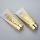6oz/180g high glossy shiny material gradient golden color aluminum body care plastic tube with golden screw cap