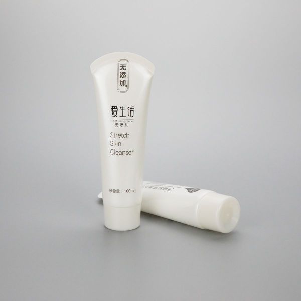 100ml plastic cosmetic skincare facial cleanser tube special sealed tube with screw cap