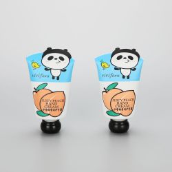 40g cosmetic plastic cute hand cream tube packaging with animal shape tail