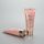 100ml pink cosmetic plastic squeeze tube packaging for facial cleanser with golden screw cap