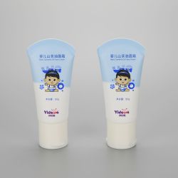 50g cosmetic plastic tube for baby face cream with orifice reducer filp top cap