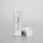 50ml oval alminum plastic cosmetic hand cream tube CC cream tube with silver screw on cap
