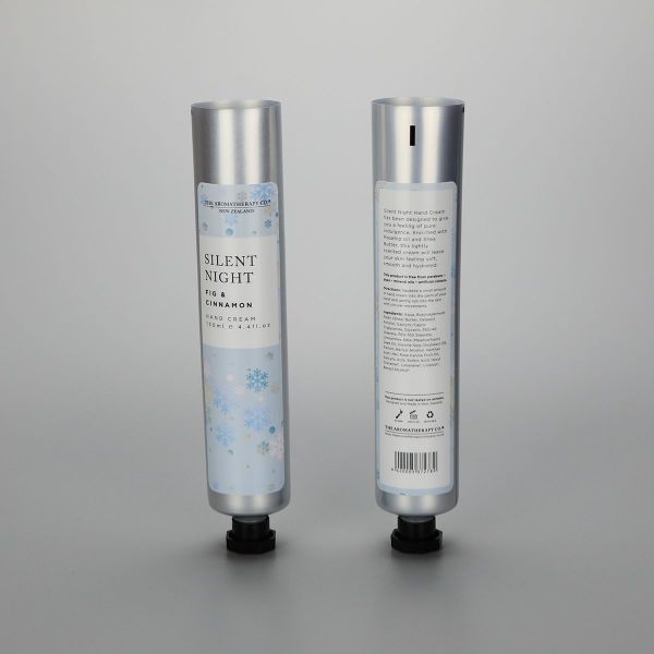 130ml aluminum packaging tube cosmetic hand cream tube with octagonal screw cap