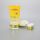 Luxury 30ml oval cosmetic plastic sunscreen tube with golden flip top cap