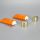 40g oval cosmetic plastic sunscreen tube skincare protection tube with golden snap on cap