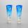 120g gradient blue plastic faccial cleanser tube plastic cosmetic plastic tubes with screw cap