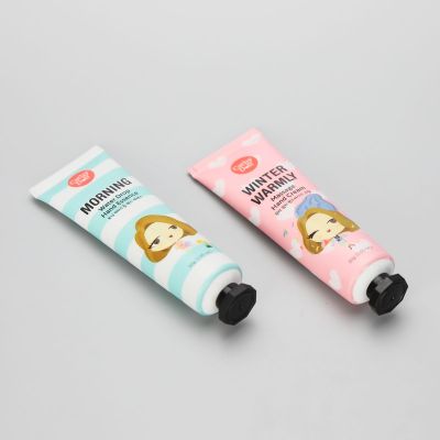 30g cute ABL hand cream tube with black octagonal screw cap