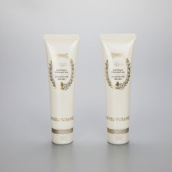 100ml plastic cosmetic skincare face wash tube with flip top cap