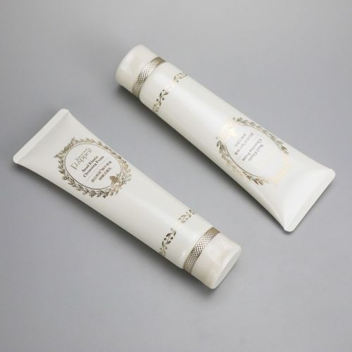 100ml plastic cosmetic skincare face wash tube with flip top cap