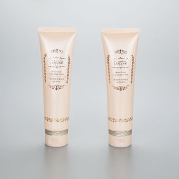 100ml cosmetic plastic face wash tube lotion tube with flip top cap