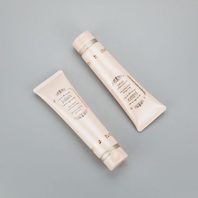 100ml cosmetic plastic face wash tube lotion tube with flip top cap