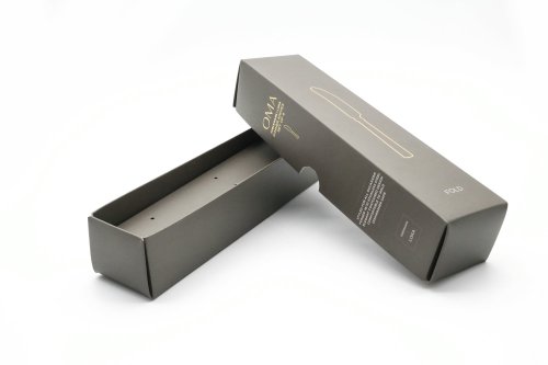 Cutlery Tableware Sets Storage Paper Packaging Black Card Gift Box