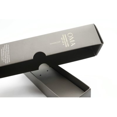 Cutlery Tableware Sets Storage Paper Packaging Black Card Gift Box