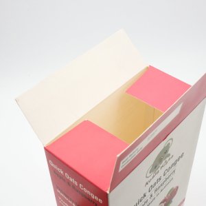 Food Pack Paper Box with Ribbon Knot Custom Design Food Packaging
