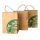 Retail Kraft Paper Packaging Recyclable Food Packaging Shopping Bag