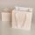 Eco-friendly rivet women shopping Kraft paper bags for cosmetics