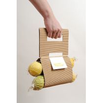 Customized food packaging square bottom kraft paper bag for food
