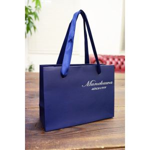 Kraft paper bag custom shopping bag red paper packaging