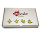 Wholesale Cheap Custom white corrugated foldable pizza paper box for mailing