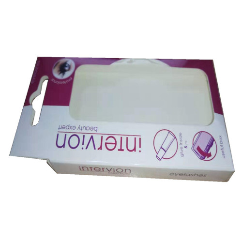 Private label custom personalized printed false eyelash packaging box