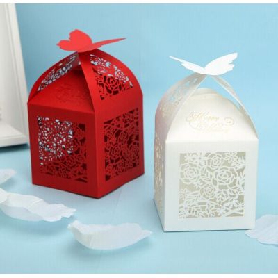 Custom folding paper candy box