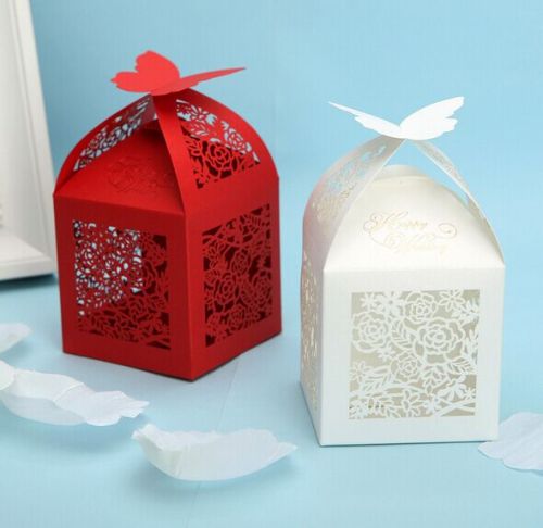 Custom folding paper candy box