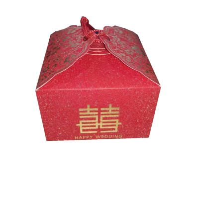Custom folding paper candy box
