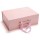 Pink gift Foldable Cardboard Box Gift Box Packing With Ribbon