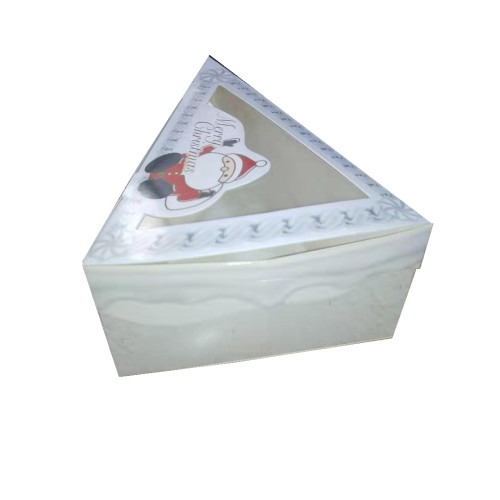 Sandwich Packaging Triangle Transparent Window Cake Box