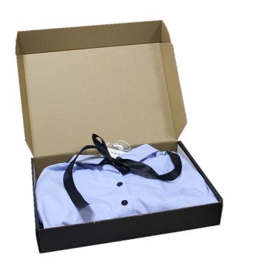 Custom Eco Friendly Print Black Baby T Shirt Sock Clothing Packaging Boxes
