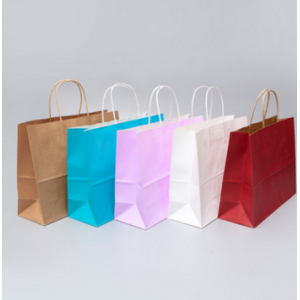 High quality cheap colorful gift kraft bag paper