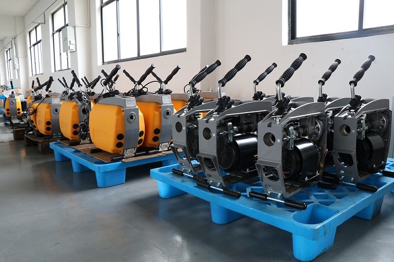 drain cleaning machine assembly site