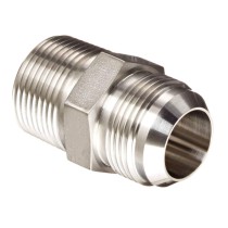 Custom High Pressure CNC Machining Nickel Plating Aluminum Adapter Fittings Straight Pipe Parts