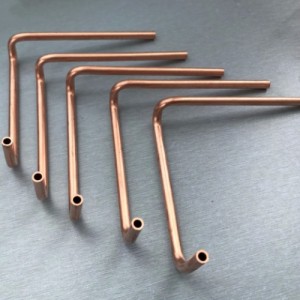 OEM de calidad superior que trabaja a máquina los accesorios de cobre redondos T2 para los montajes del aire acondicionado