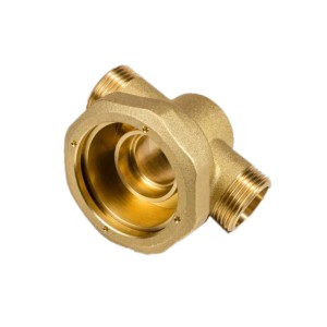 Professional Brass Hot Forging Parts Machined Services High Precision Brass Pipe Fittings