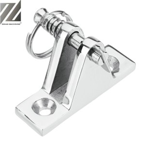 Custom Precision Stainless Steel Hot Forging Angle Deck Mount Hinge