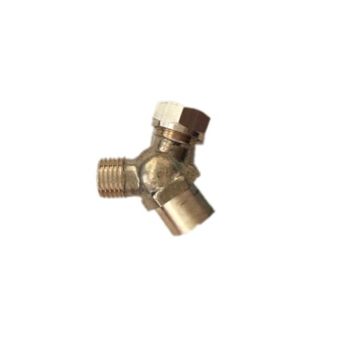 Hot Sale Brass CNC Machined Fittings Exhaust Tee Valves in Iron Head