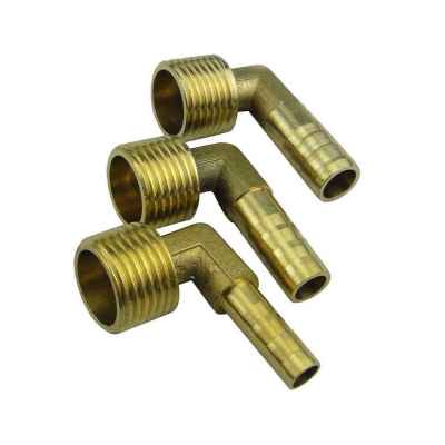 Brass CNC Turning Universal Transfer Elbow Joint for Gas Water Heater