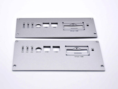 High Demand Anodized Aluminum Front Panel Zinc Plated Stamping Parts Home Applicance Custom