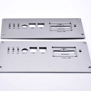High Demand Anodized Aluminum Front Panel Zinc Plated Stamping Parts Home Applicance Custom