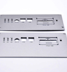 High Demand Anodized Aluminum Front Panel Zinc Plated Stamping Parts Home Applicance Custom