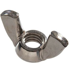 High Quality Custom Zinc Plated Carbon Steel Butterfly Flange Wing Nut Fastener Lock