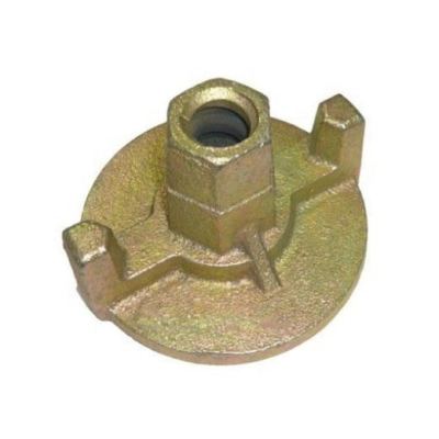 Chinese Factory High Precision Hot Forging Sand Blasting Brass Wing Tie Rod Nut for Construction