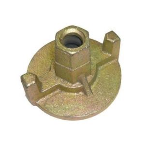 Chinese Factory High Precision Hot Forging Sand Blasting Brass Wing Tie Rod Nut for Construction