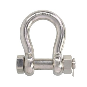Customized High Dip Forge Galvanized Alloy Steel Anchor Screw Pin Marine Anchor Bow Shackle