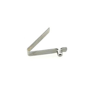 OEM V-shape Flat Metal Push Button Spring clip