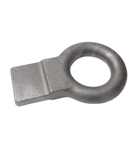 Ojo de acero de alta precisión personalizado de forja en caliente con cinta para accesorios de remolque